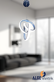 Mini İmza Krom Led Avize