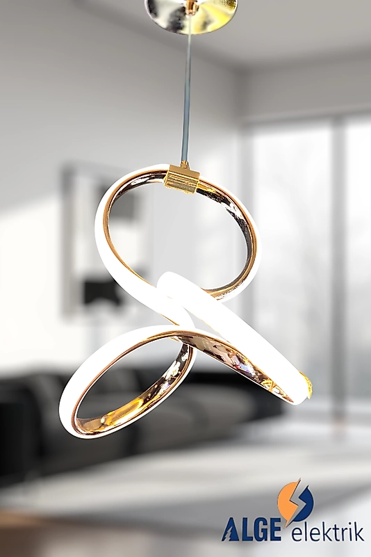 Yonca Gold Led Avize