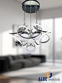 Drone 4 Top Krom Led Avize