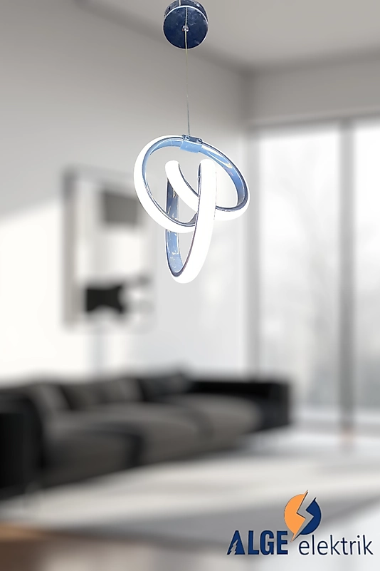 Mini İmza Krom Led Avize