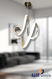 Damla Gold Led Avize